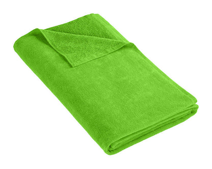Port Authority Bright Lime Terry Velour Beach Towel PT42