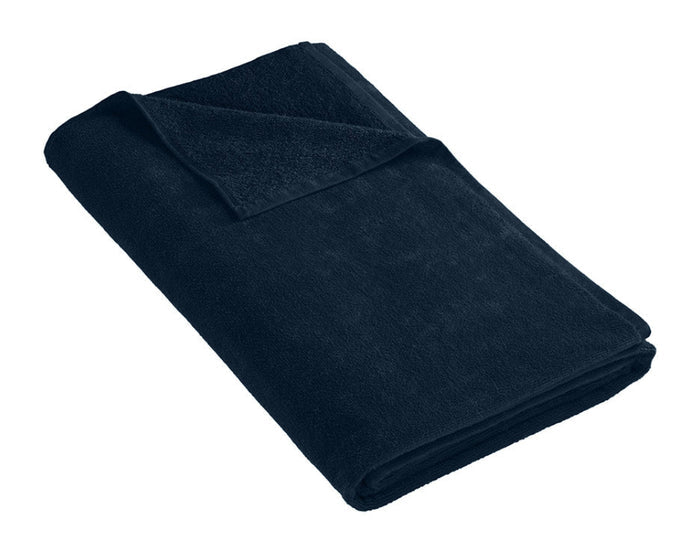 Port Authority Navy Terry Velour Beach Towel PT42