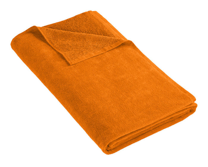 Port Authority Tangerine Terry Velour Beach Towel PT42
