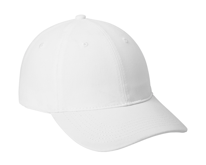 Port Authority White Brushed Twill Low Profile Cap CP77