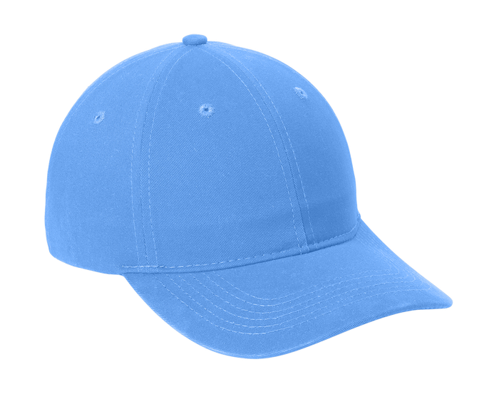 Port Authority Carolina Blue Brushed Twill Low Profile Cap CP77