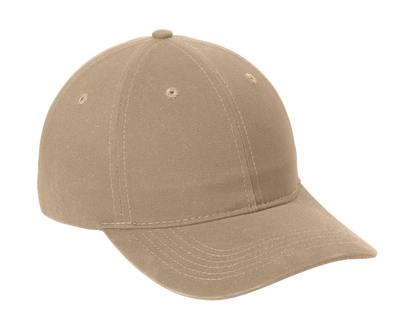 Port Authority Khaki Brushed Twill Low Profile Cap CP77