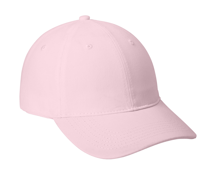 Port Authority Light Pink Brushed Twill Low Profile Cap CP77