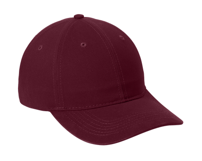 Port Authority Maroon Brushed Twill Low Profile Cap CP77
