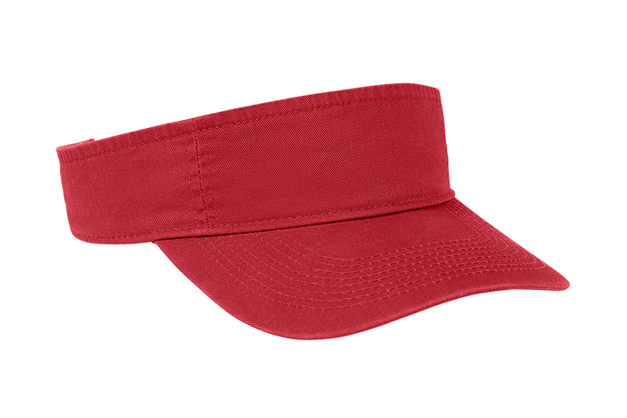 Port Authority CP45 Red Fashion Visor