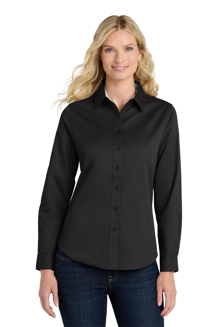 Port Authority Women's Long Sleeve Easy Care Shirt. L608.