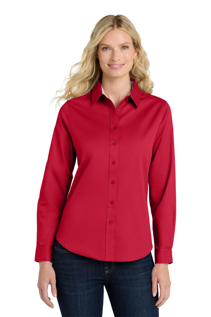 Port Authority Red/Light Stone / XS