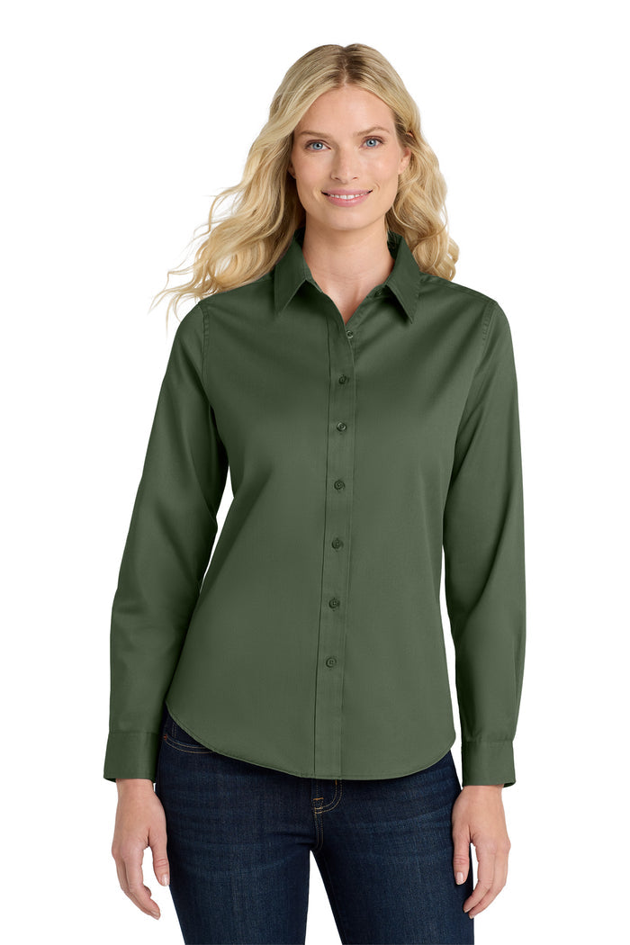 Port Authority Women's Long Sleeve Easy Care Shirt. L608.