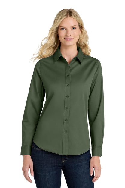 Port Authority Women's Long Sleeve Easy Care Shirt. L608.