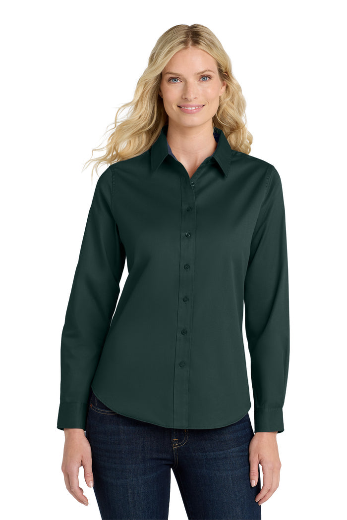Port Authority Women's Long Sleeve Easy Care Shirt. L608.