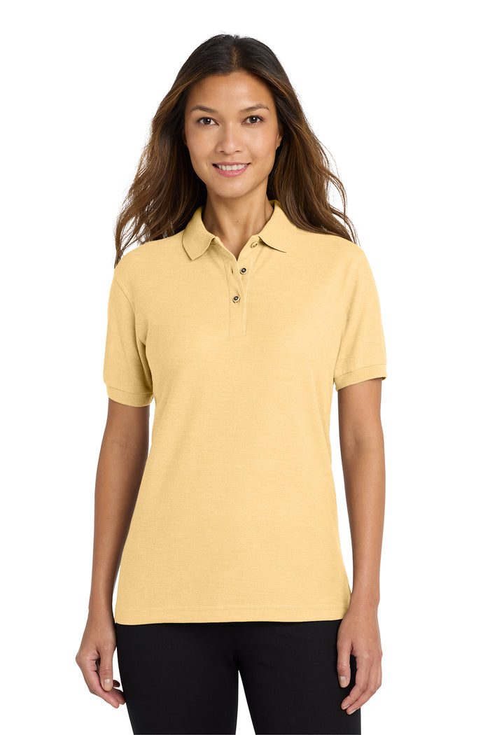 Port Authority Women's Silk Touch Polo. L500.