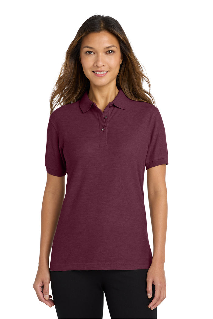 Port Authority Women's Silk Touch Polo. L500.