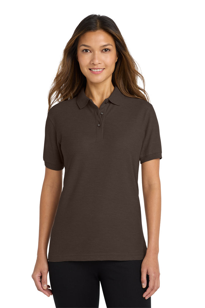 Port Authority Women's Silk Touch Polo. L500.