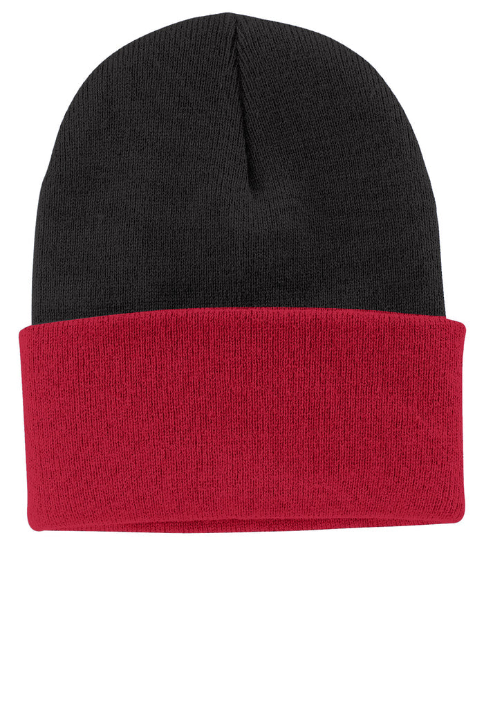 Port Authority Black/Athletic Red