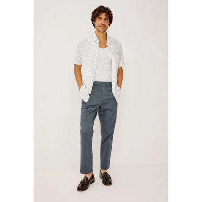 Rails Carson Shirt in White Blue Block