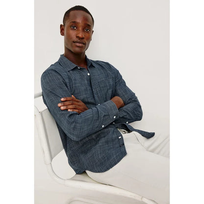 Rails Wyatt Shirt in Navy Etch