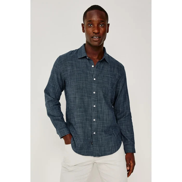 Rails Wyatt Shirt in Navy Etch
