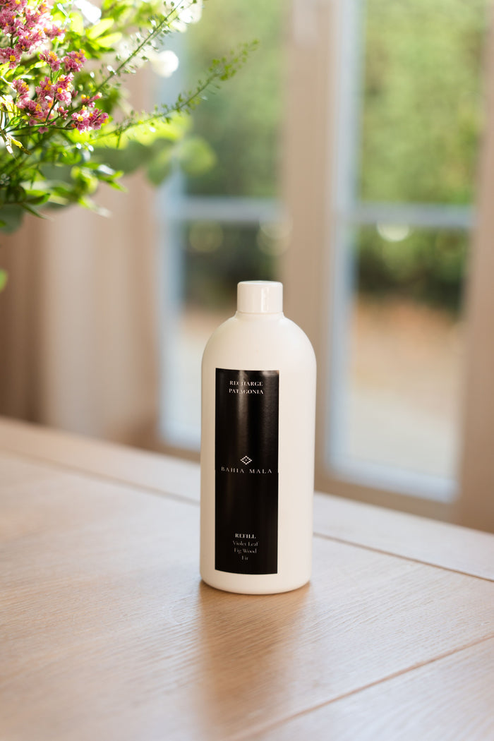 Refill de diffuseur Bahia Mala parfum veuille de violette, bois de figuier et sapin