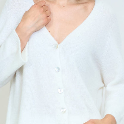 Relaxed drape knit cardigan wholesale