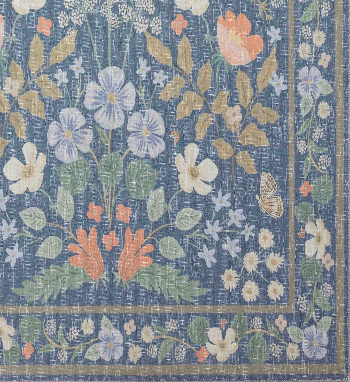 Cotswolds Willow Power Loomed Rug - Indigo