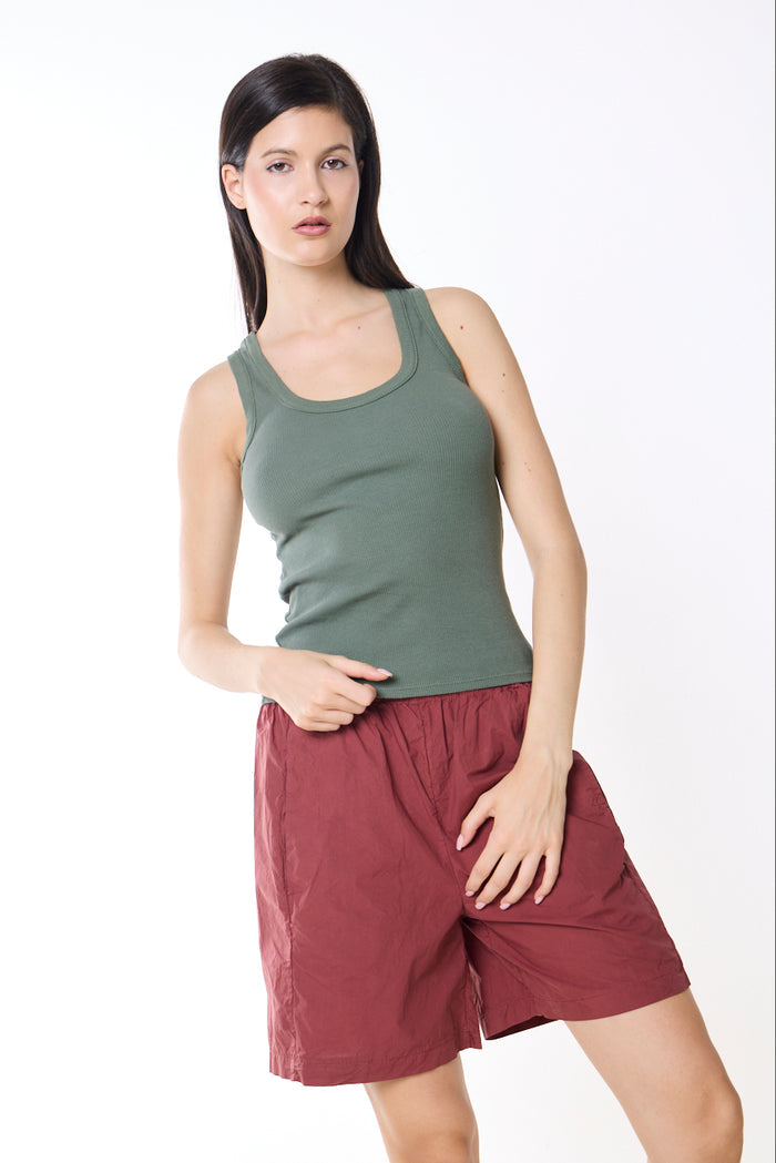 Sporty elastic waist shorts wholesale