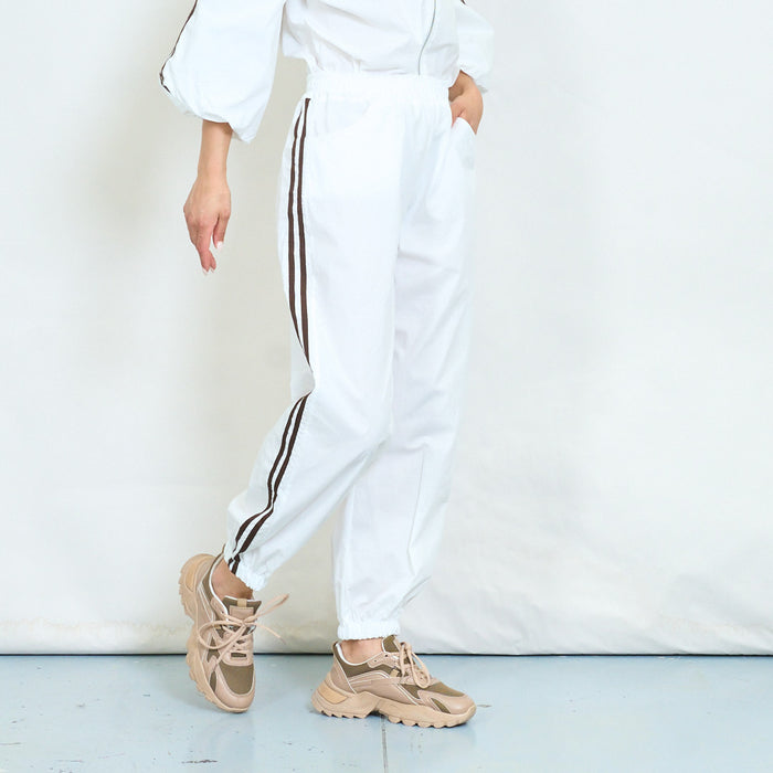 Sporty side stripe jogger trouser wholesale