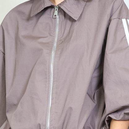 Sporty zip front cropped jacket wholesale