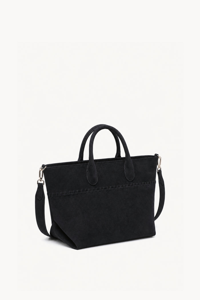 Stitched suede shopper bag wholesale