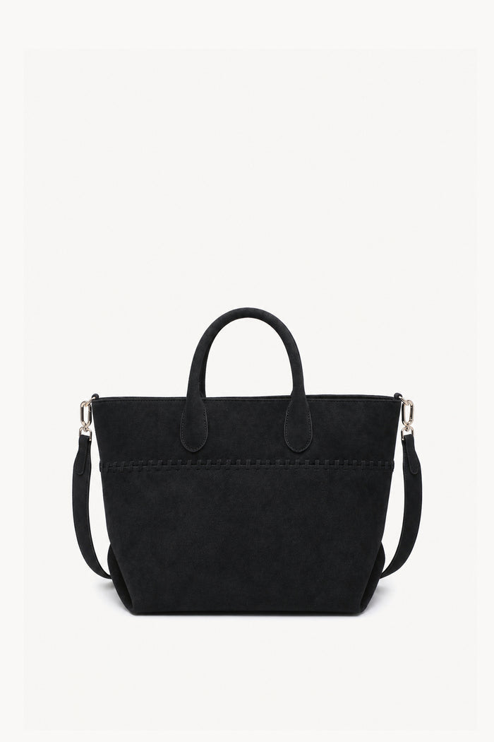 Stitched suede shopper bag wholesale