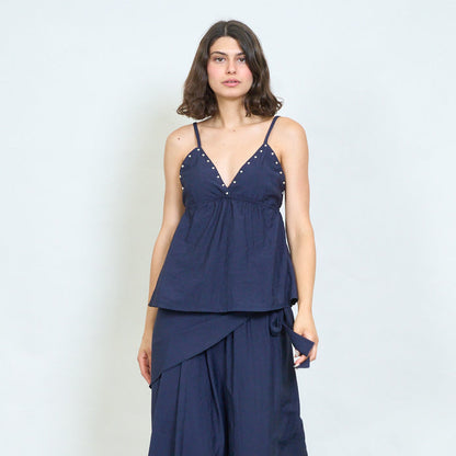 Studded v-neck cami top wholesale