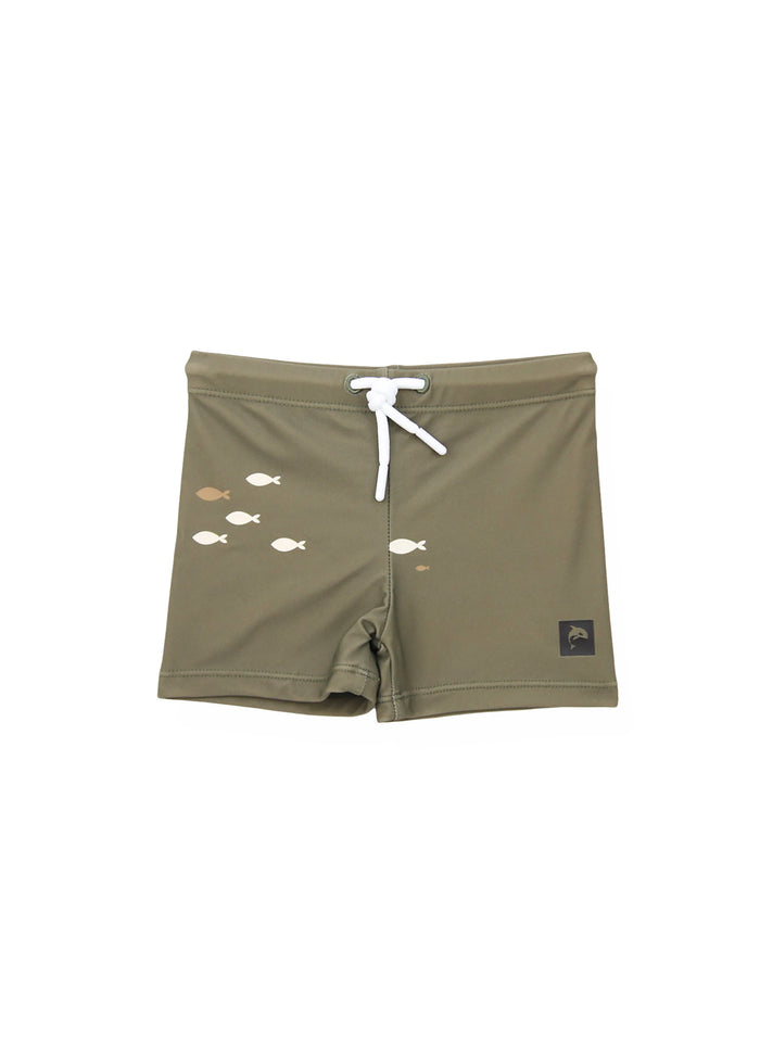 Swim Boardie Shorts – Trout / Kalamata