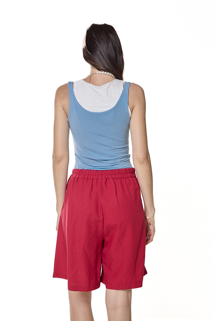 Tailored pleated bermuda shorts wholesale