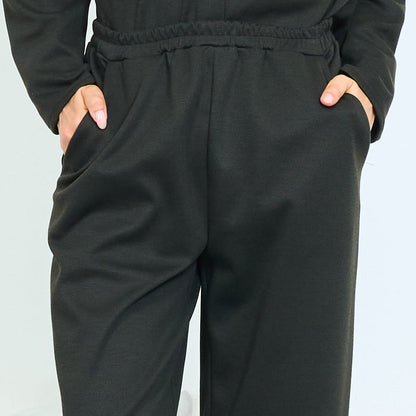 Textured bermuda trouser with elasticated waistband wholesale