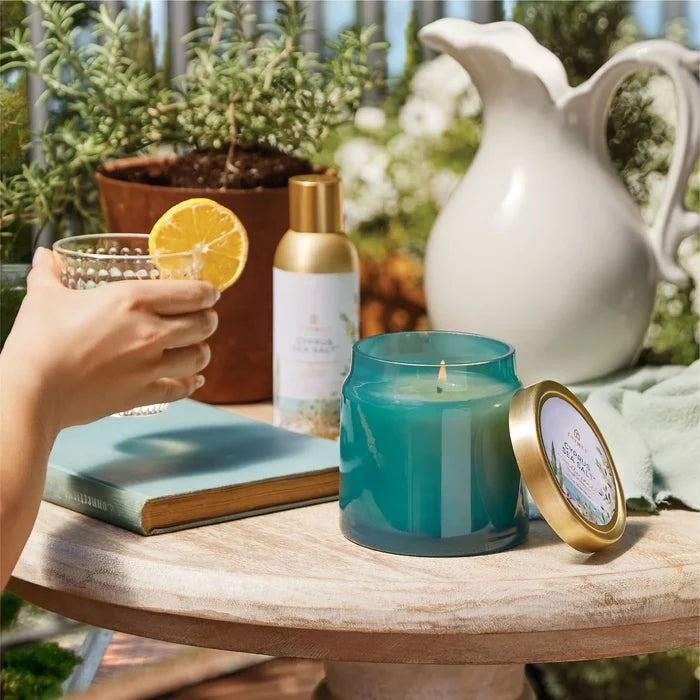 Thymes Cyprus Sea Salt Statement Poured Candle