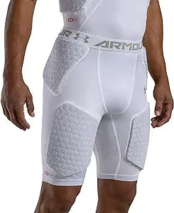 Under Armour Men's Gameday Armour 5-Pad Girdle Accessories United Sports Brands White Small