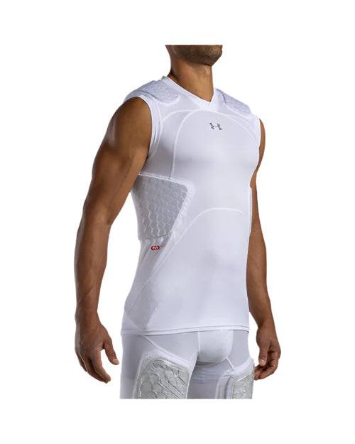 Under Armour Men's Gameday Armour Pro 5 Pad Top Accessories United Sports Brands White Small