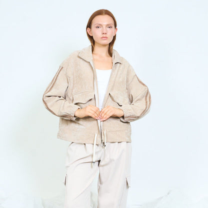 Utility jacket with four flap pockets wholesale