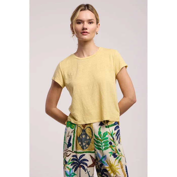 Velvet by Graham & Spencer Casey Tee in Sun