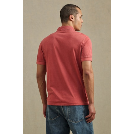 Velvetmen Arrow Polo in Tomato