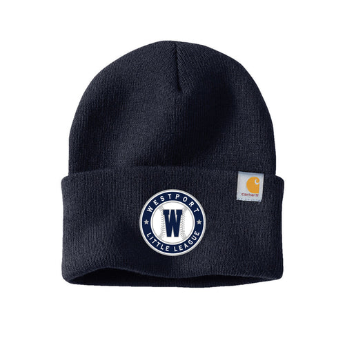 Westport LL Baseball Carhartt Beanie Logowear Westport Little League Baseball Navy
