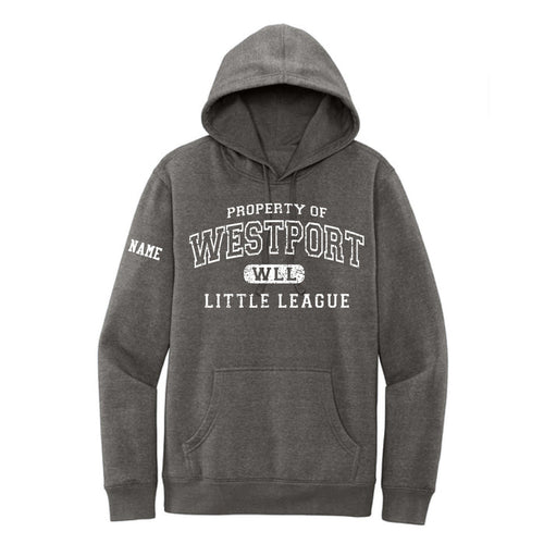 Westport LL Baseball Fleece Hoodie Logowear Westport Little League Baseball Grey Frost Youth XS