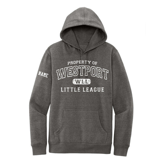 Westport LL Baseball Fleece Hoodie Logowear Westport Little League Baseball Grey Frost Youth XS