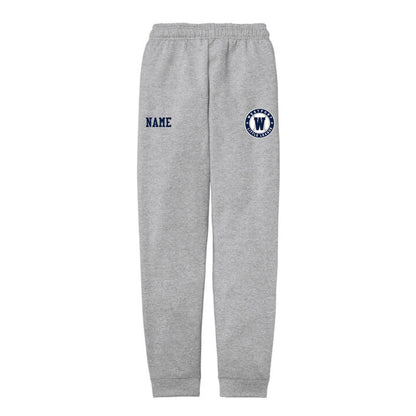 Westport LL Baseball Joggers Logowear Westport Little League Baseball Grey Youth XS