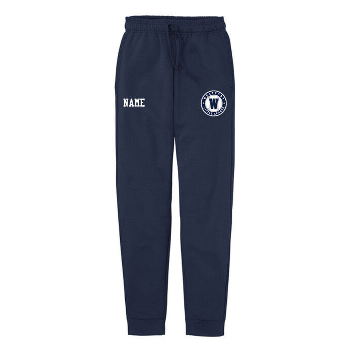Westport LL Baseball Joggers Logowear Westport Little League Baseball Navy Youth XS