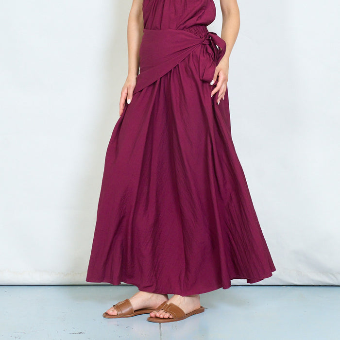 Wrap tie maxi skirt wholesale