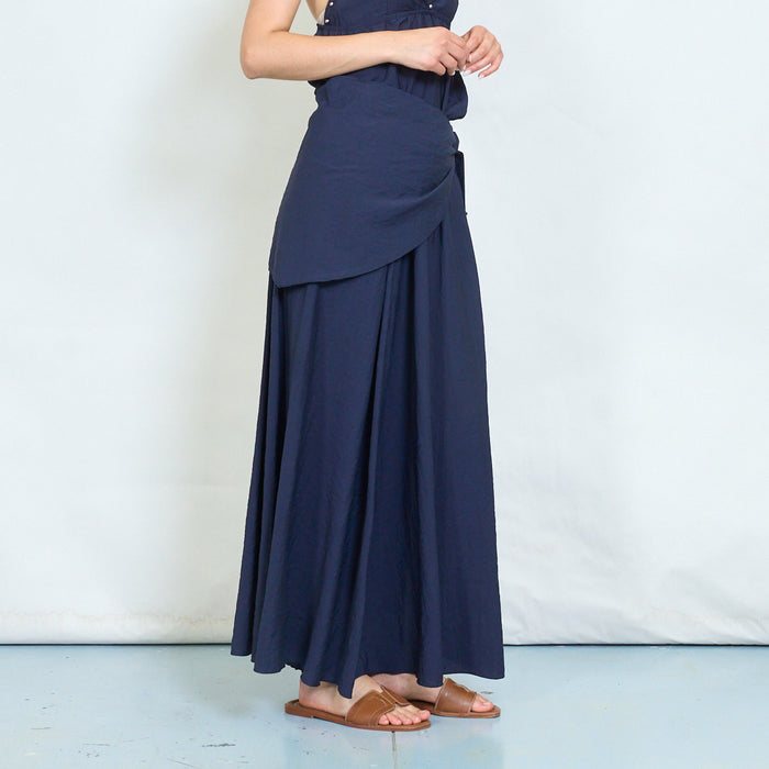 Wrap tie maxi skirt wholesale