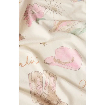 Z Supply Desert Rose LS Top in Vanilla Ice